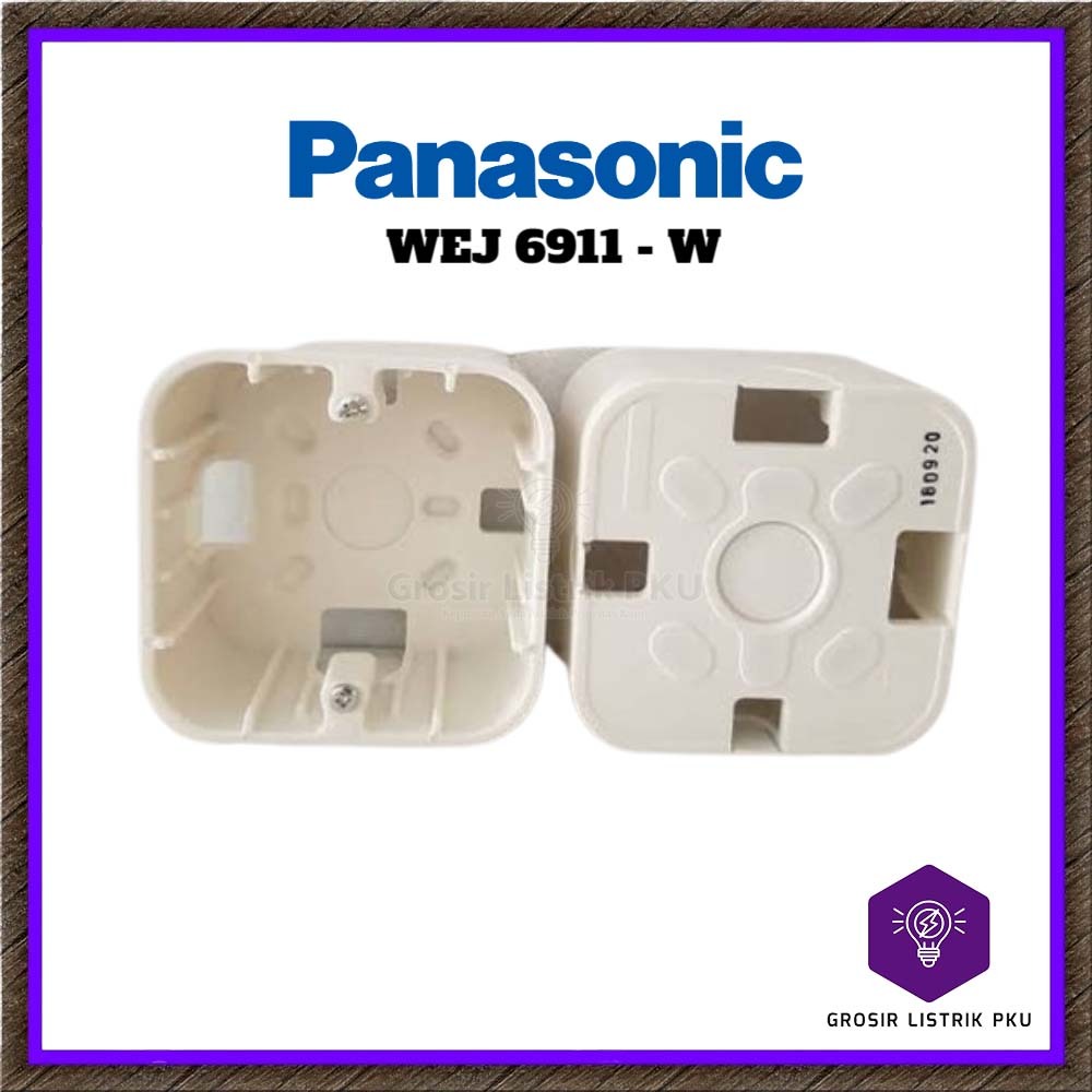 Panasonic Box Outbow OB Panasonic Wide Series Putih WEJ 6911W Box Panasonic OB Original Box OB 6911