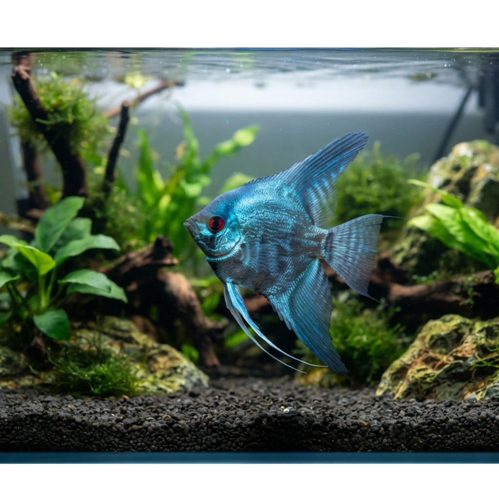 ikan manfish blue pinoy size4-5 cm up +_
