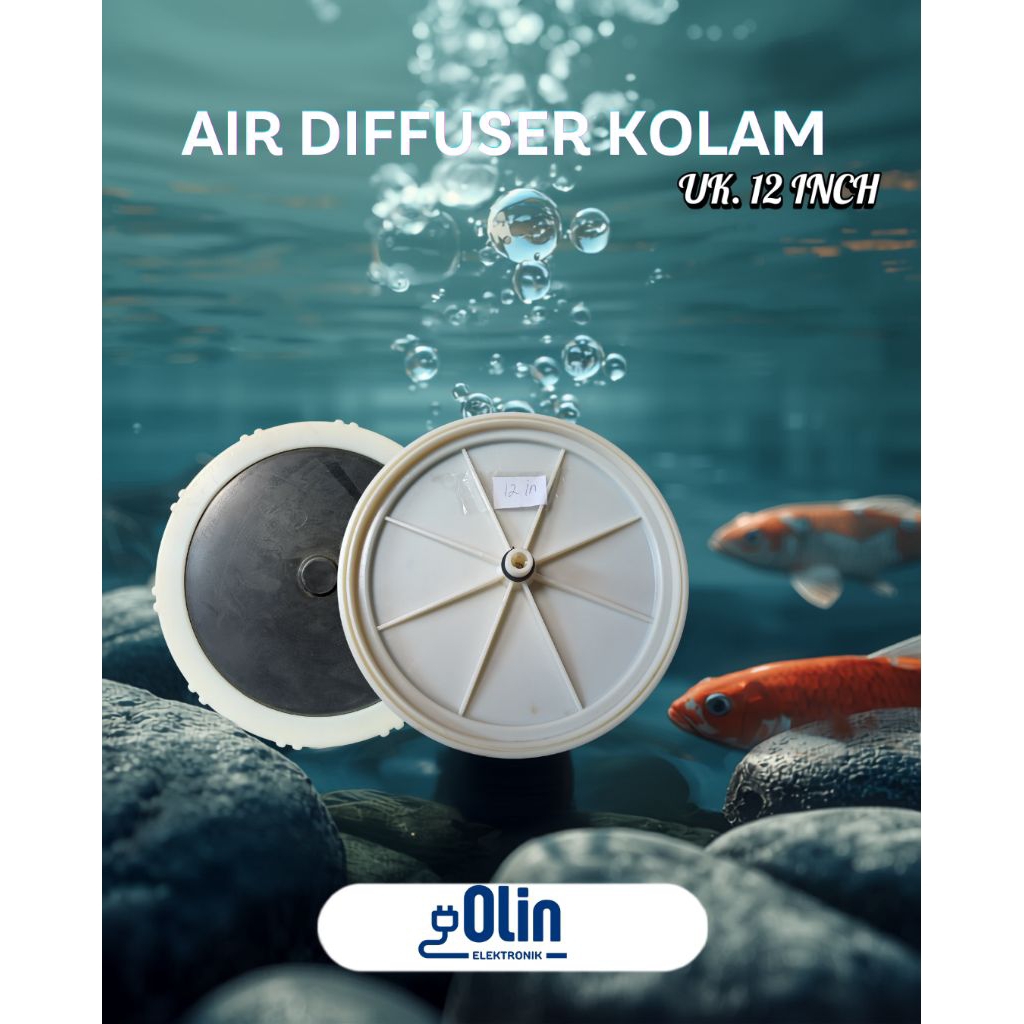 AIR DIFFUSER KOLAM IKAN UKURAN 12 INCH