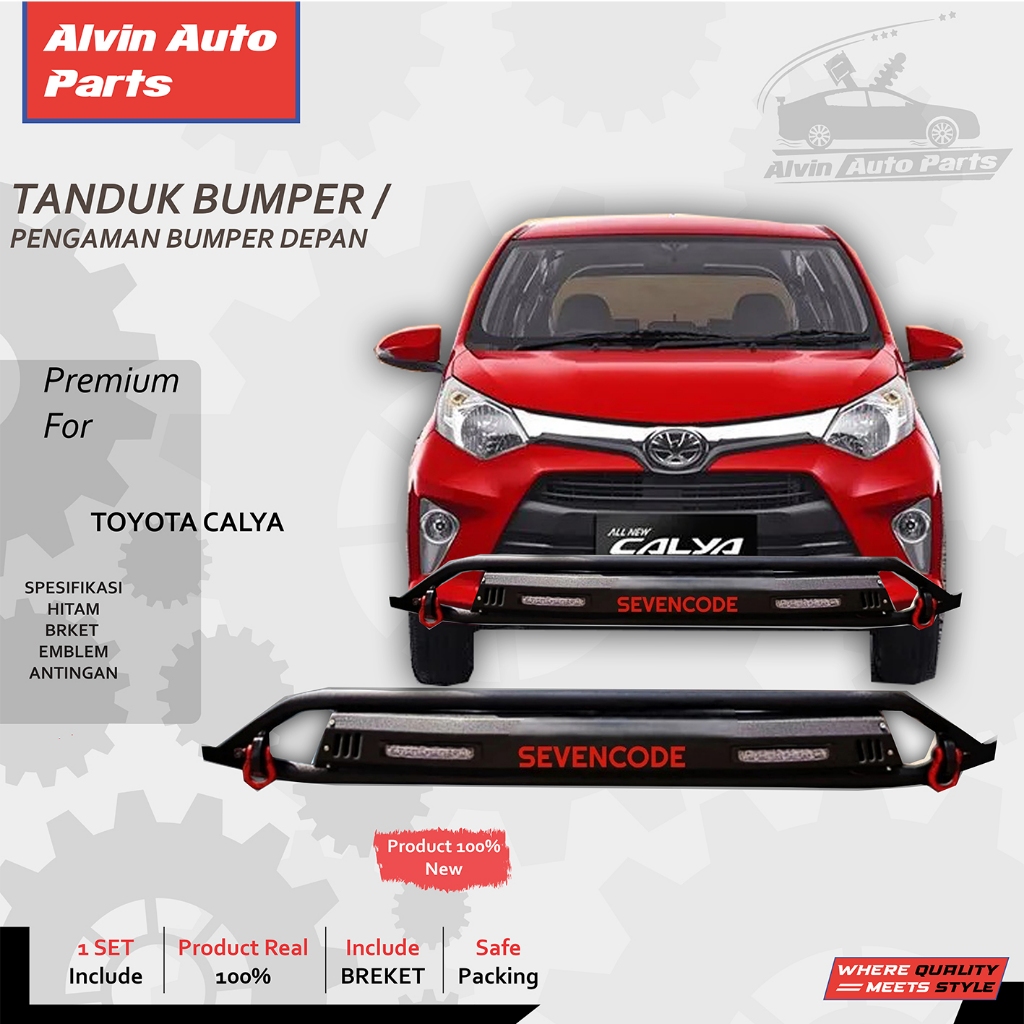 TANDUK BUMPER DEPAN TOYOTA CALYA COBRA / PENGAMAN BUMPER DEPAN CALYA COBRA STYLE