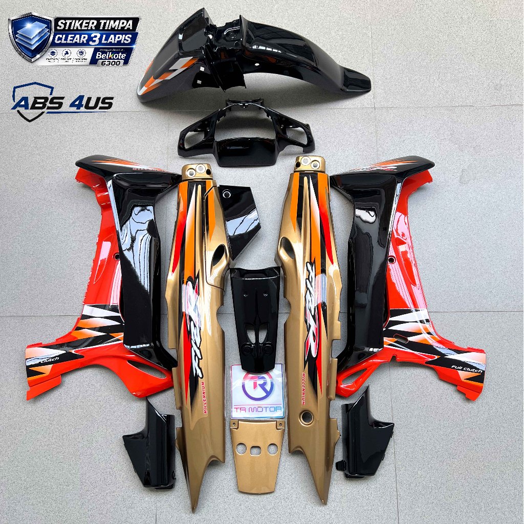 TR A1 - Body Fizr F1zr Full Set 2000 Millenium Gold Orange