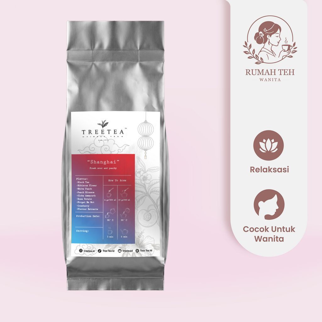 Ladies Choice Tea Sweet Fruity Tea SHANGHAI - 100 Gram Peach Flavour Teh Premium Wanita Wellness Tea