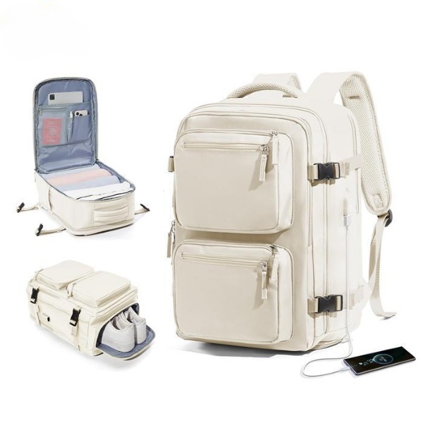 Eiger Adventure - Tas Travel Backpack Wanita Anti Air Kapasitas Besar 35L/55L Ransel Kasual Harian