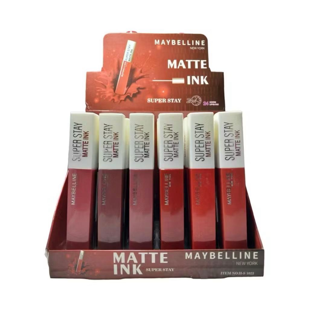 ( PER BOX ) LIPCREAM KB SUPER STAY MATTE INK COFFEE EDITION / KISS BEAUTY 70240 / lipgloss / lip glo