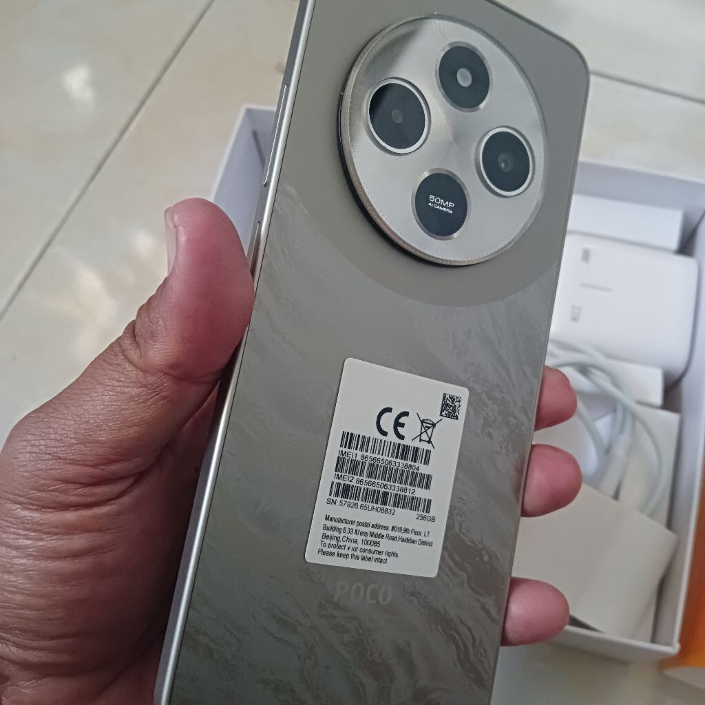 HP POCO C75 3/64 Warna GOLD- BEKAS(Second)