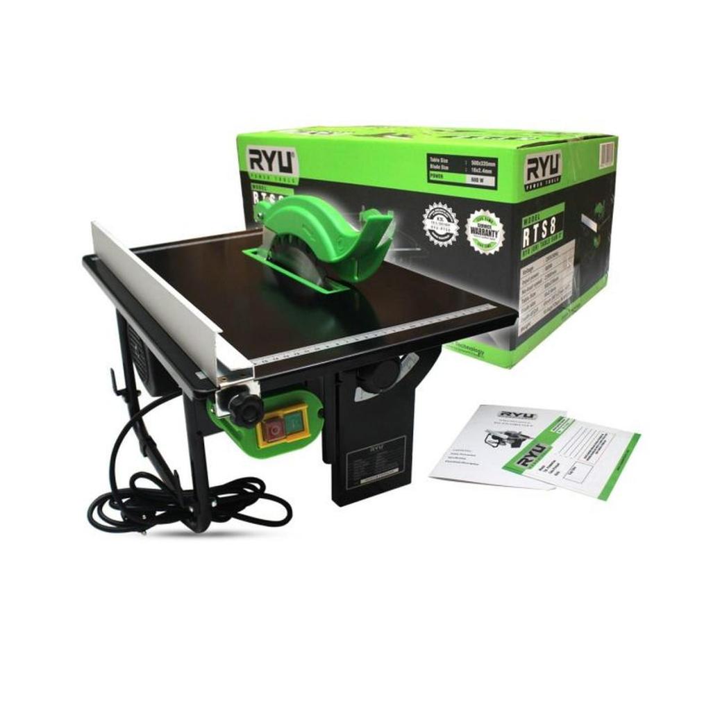 RYU - Tekiro Table Saw 8 inch - 600 watt - Mesin Gergaji Meja RTS8 RTS 8