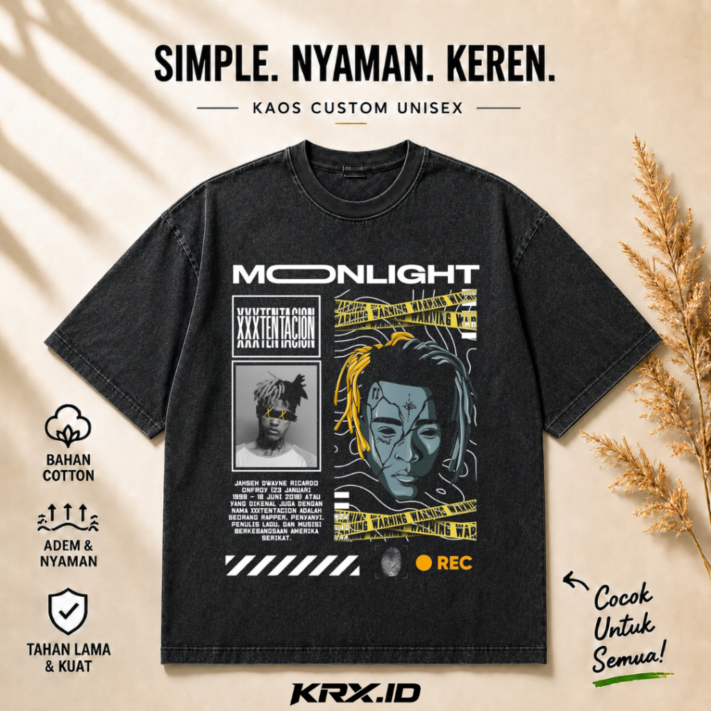 T-Shirt Oversize XxxTentacion