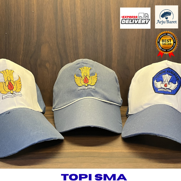 TOPI SMA DAN SMK BORDIR SATUAN