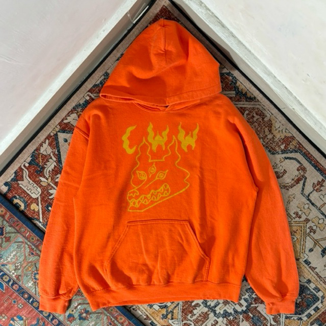 HOODIE POLER ORANGE
