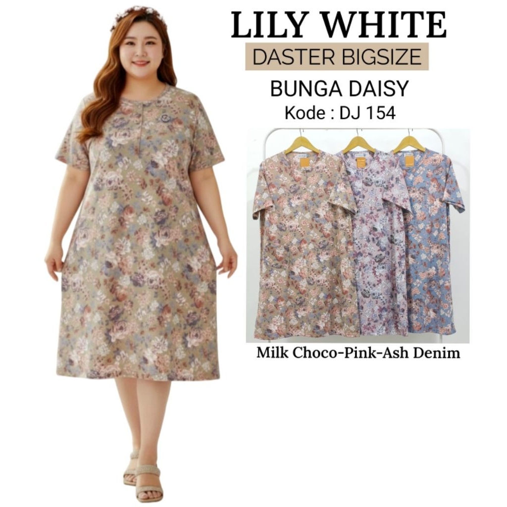 Lily White Daster Oblong jumbo XXL