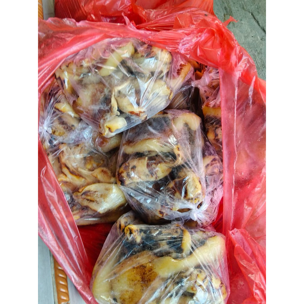 KULIT KEPALA SAPI ASAP SUPER 1kg