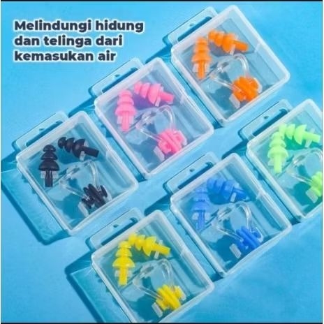Nose Clip + Ear plug Speeds / Nose Clip Swimming / Ear plus swimming
