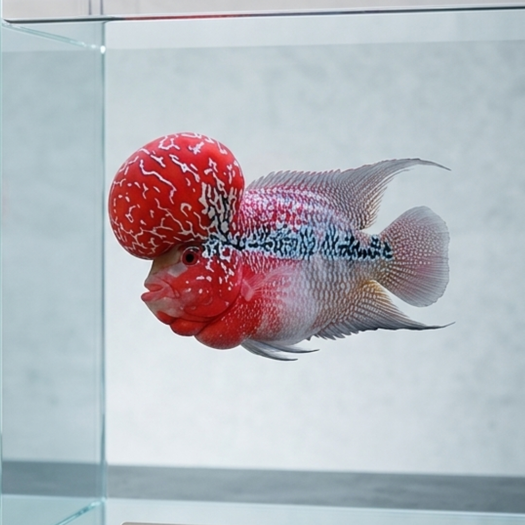 ikan louhan srd ori thailand size 10 cm up +_
