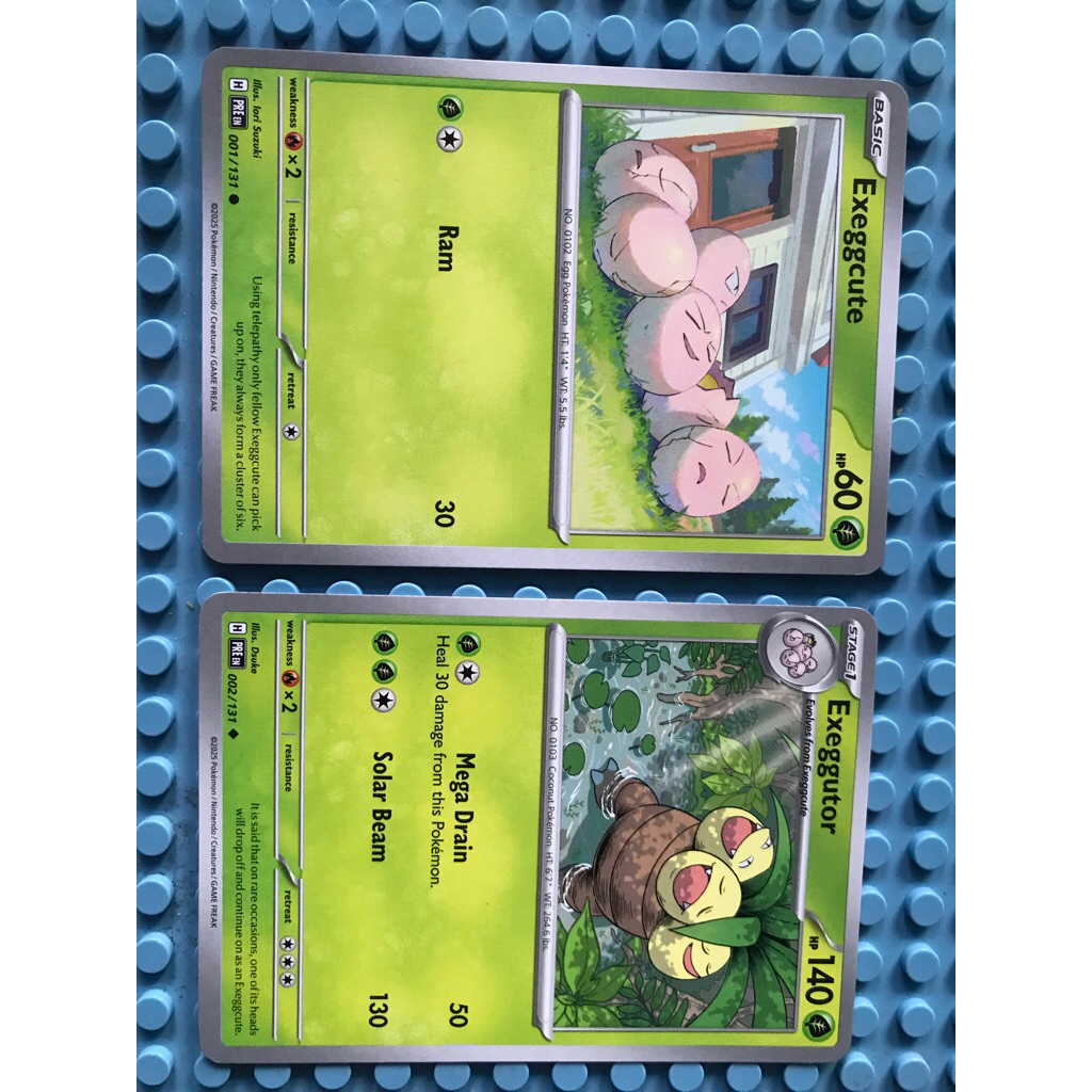 kartu pokemon exeggcute exeggutor