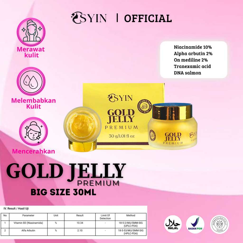 osyin glow gold jelly booster 30gr