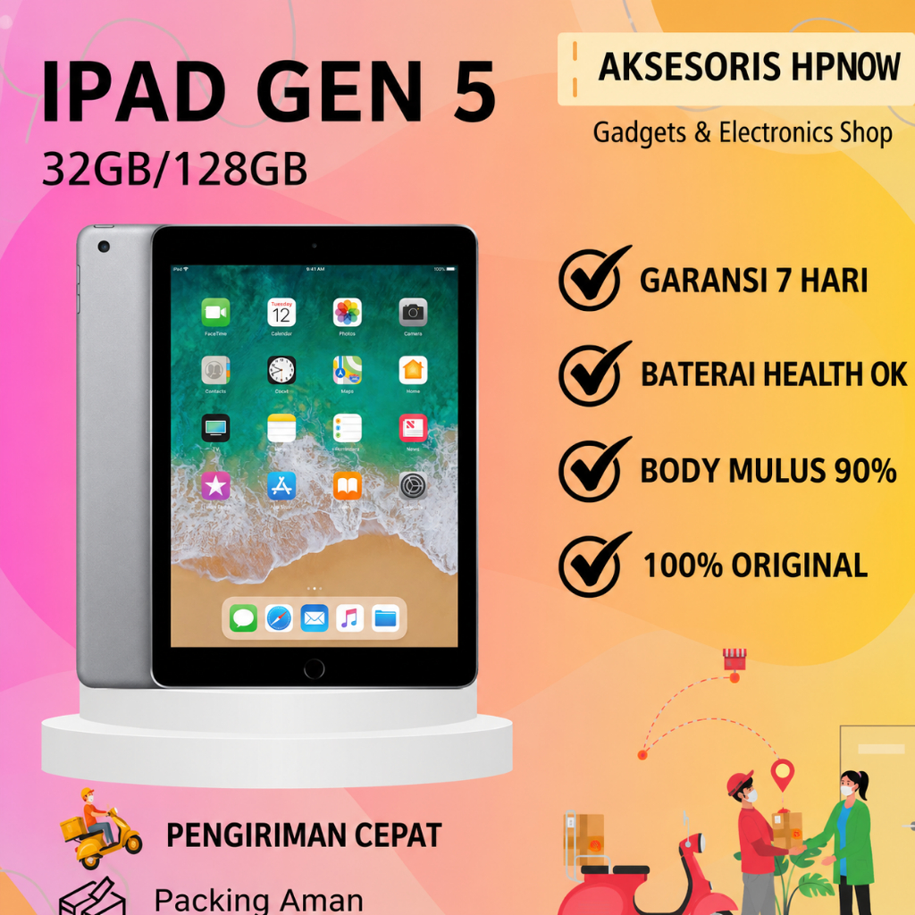 iPad 5 32GB 128GB Gen 5 Wifi Only -AHN