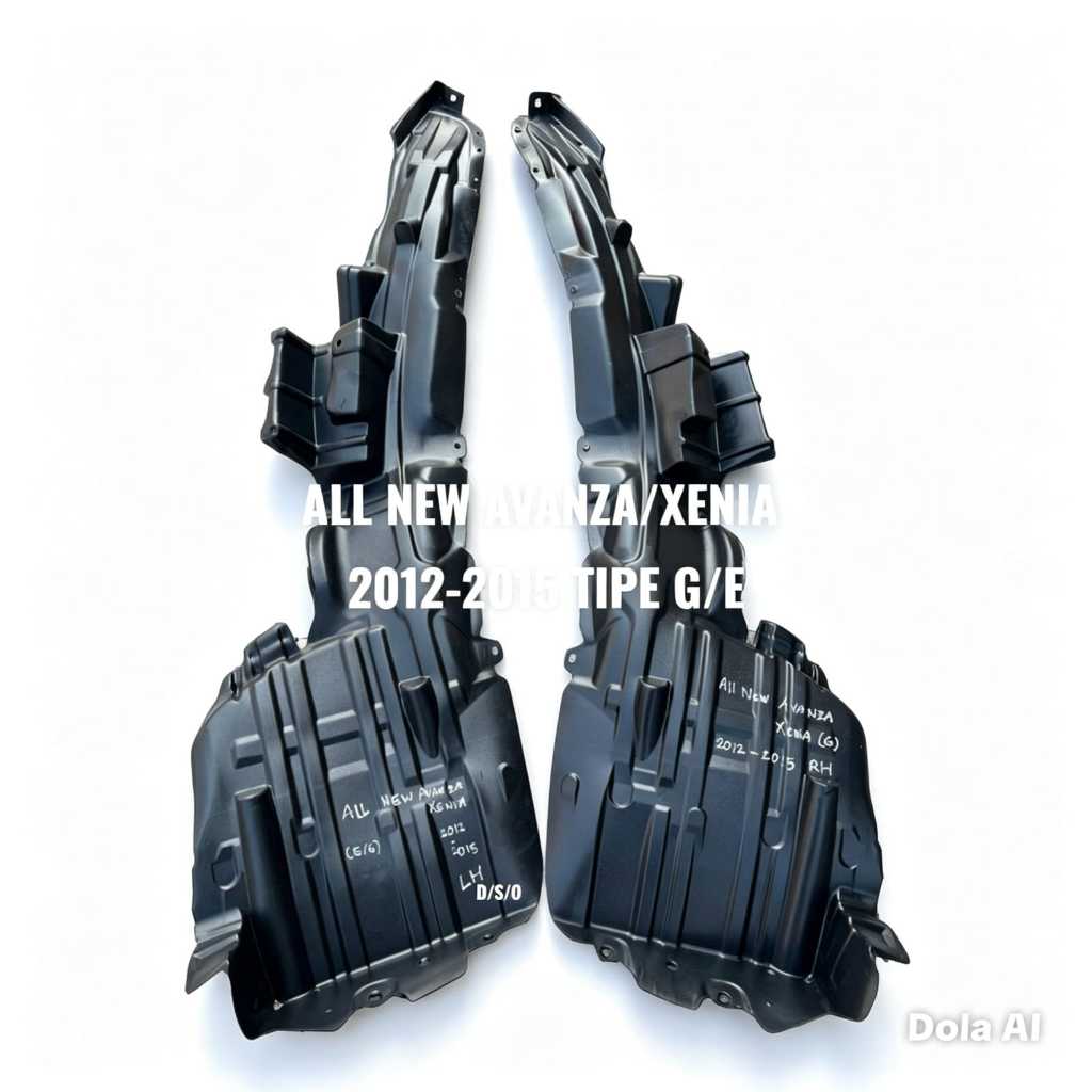 LINER INNER FENDER PLASTIK ALL NEW AVANZA XENIA TYPE G 2012 UP DEPAN