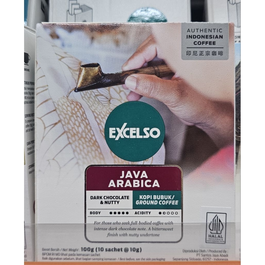 Excelso Java Arabica Box (isi 10 sachet)