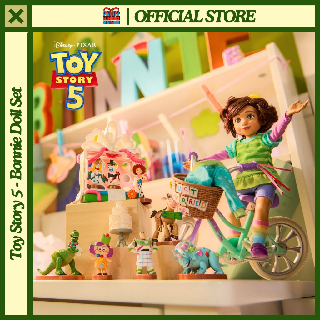 [PRE-ORDER] Toy Story 5 Bonnie Doll Set - Buzz Jessie Bullseye Rex Dolly Trixie Forky