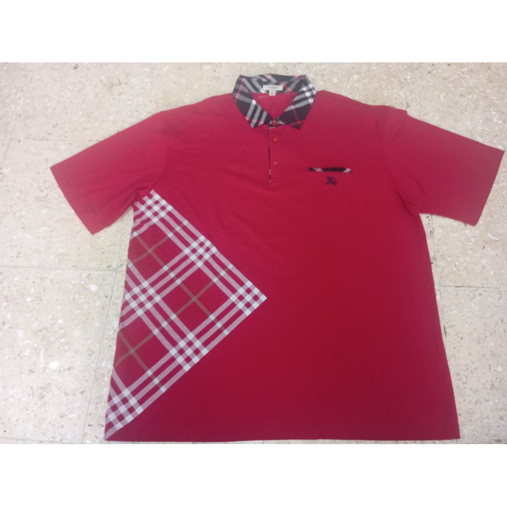 baju kaos kerah golf Burberry second bekas