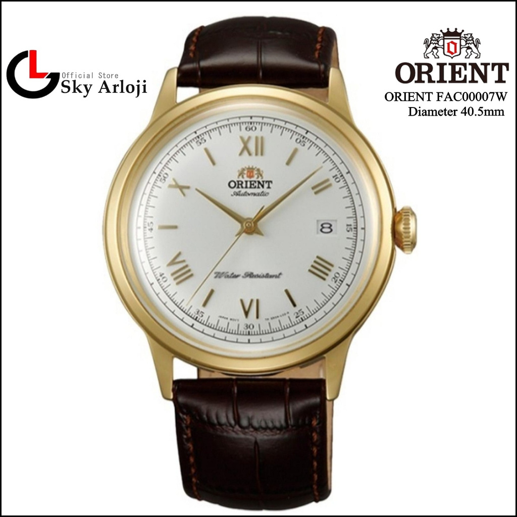 ORIENT FAC00007W Bambino Jam Tangan Pria Automatic Leather