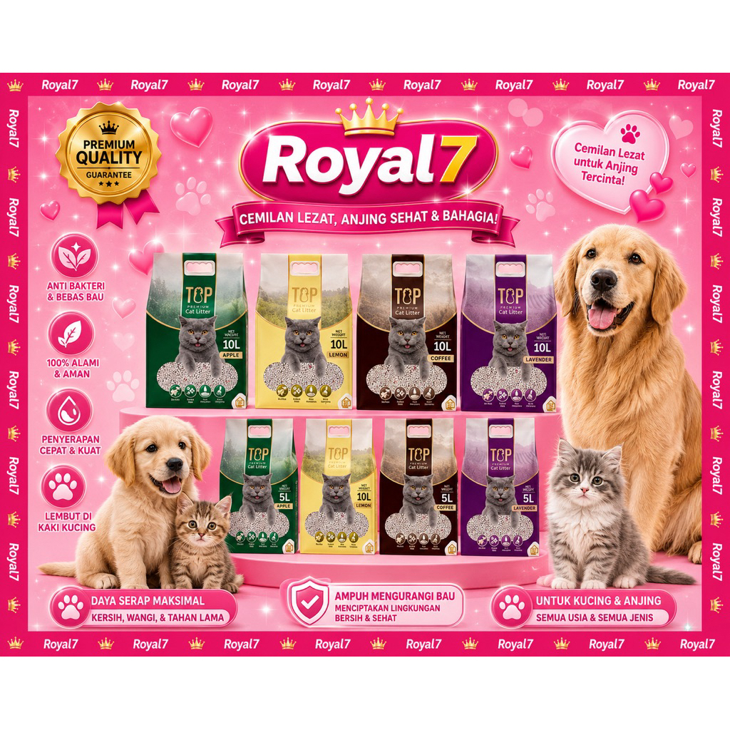 Pasir Kucing TOP 5L & 10L