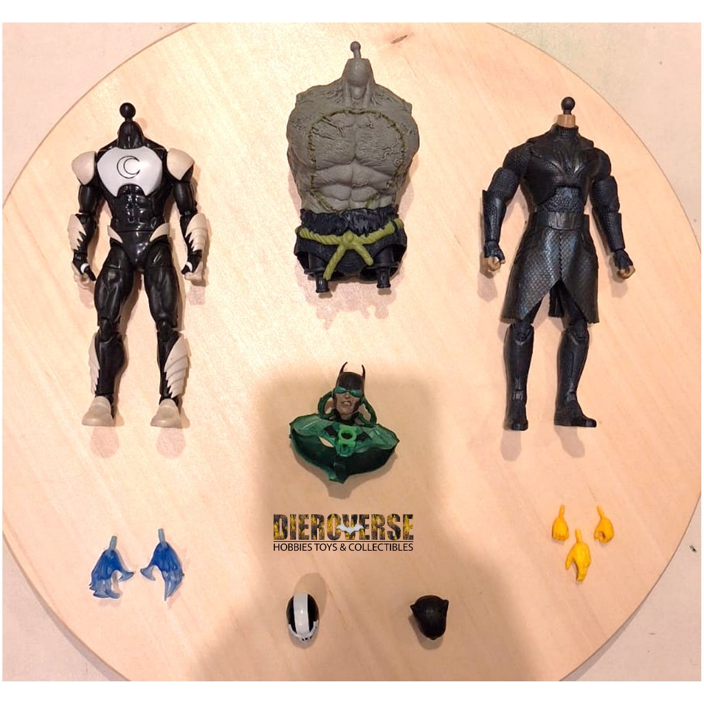 ACCESSORIES 6 BODY, CTB, TANGAN, & HEADSCULPT ACTION FIGURE MARVEL LEGENDS MCFARLANE MATTEL 1/12, 1/