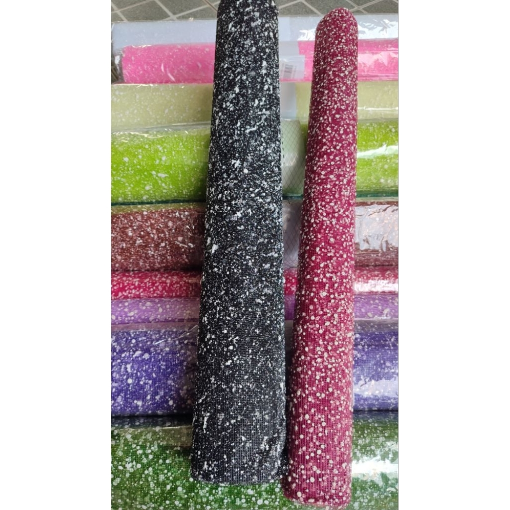 Flower Wrapping Jala Salju 1 Lembar Flower Wrapping Paper Snowy Jaring Jaring Salju Flower Mesh Snow