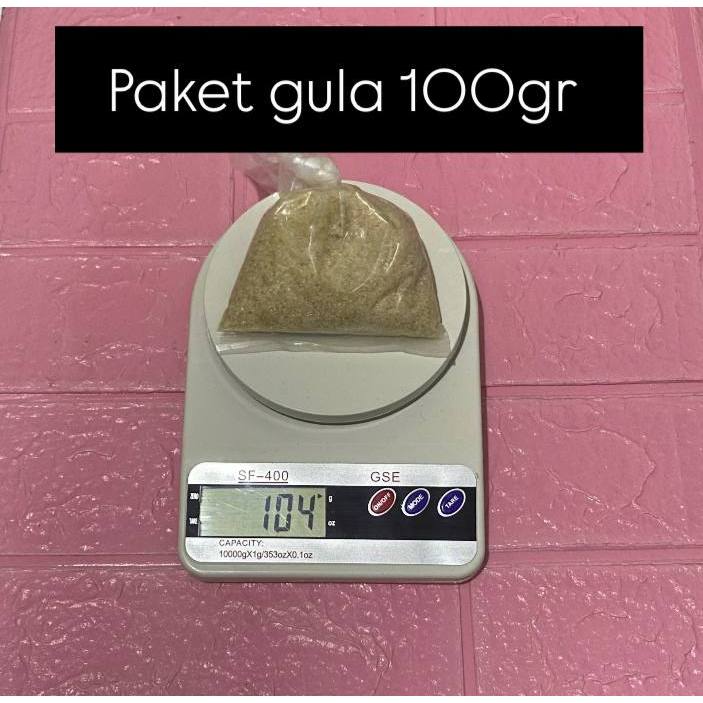 Gula pasir repack 100gr