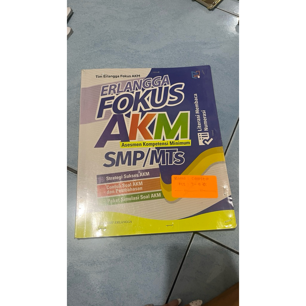 ERLANGGA FOKUS AKM SMP/MTS