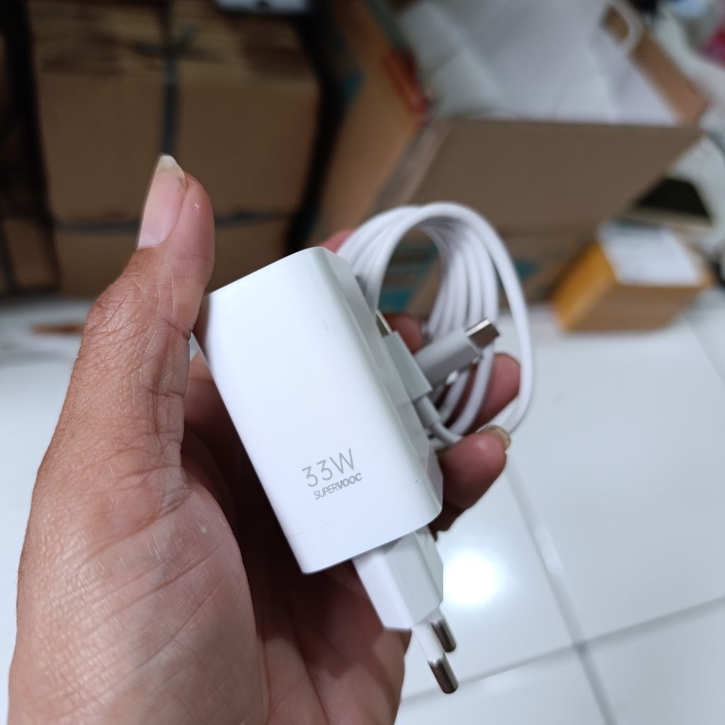 charger casan oppo 33 watt original copotan bawaan Hp