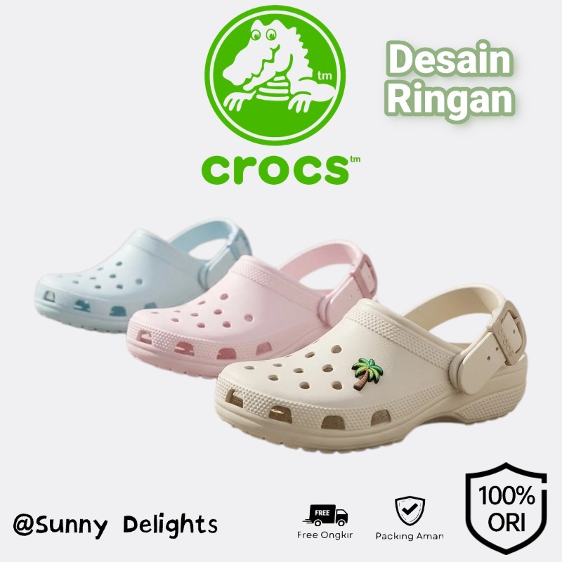 [COD] 100% ORIGINAL Crocs Classic Buckle Unisex Clog / Sandal Crocs  classic Clog