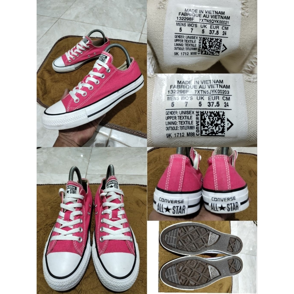 Sepatu Preloved Second Original Converse All Star Size 37