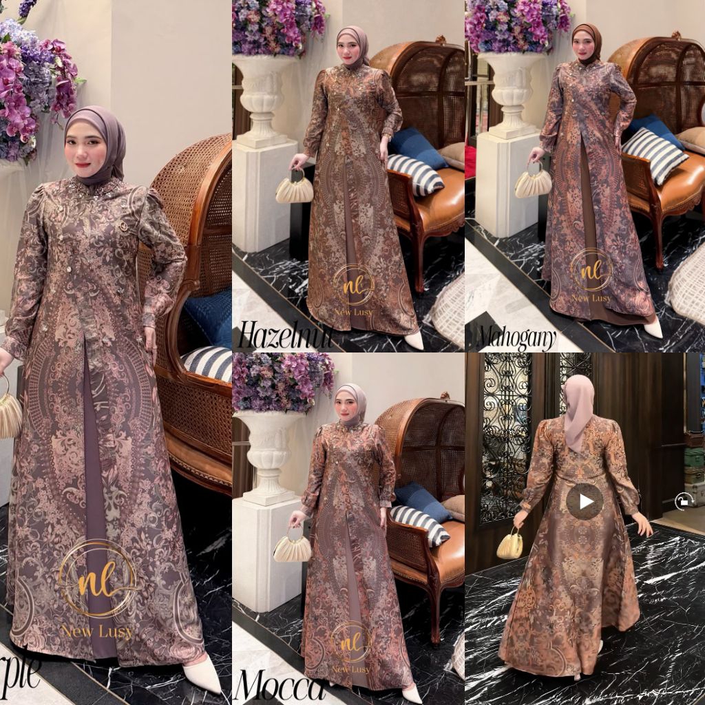 LAGI BANYAK VOUCER HAKKA 0147 M-XL NEW LUSY DRESS GAMIS MODE TERBARU TERLARIS BEST SELLER DAN REAL O