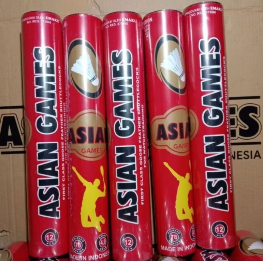 Shuttlecock Asian Games Merah