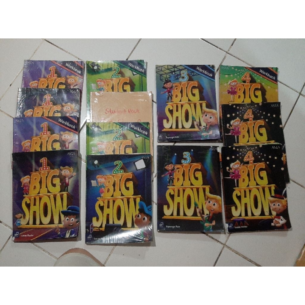 BUKU BIG SHOW 1 2 3 4 BEKAS