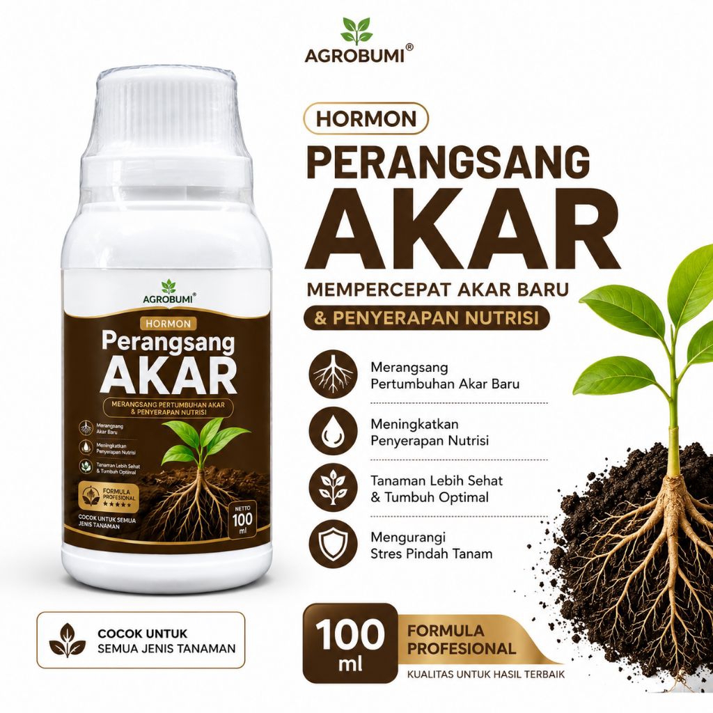 Hormon perangsang akar untuk stek pohon dan berbagai macam tanaman 100ml