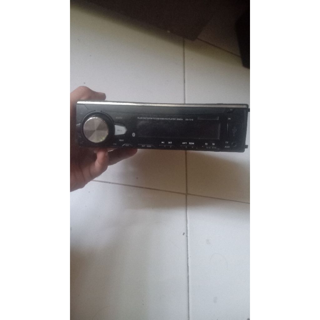 HEAD UNIT SINGLE DIN ENIQMA/ENIGMA EG-1216 VERSI KE 1