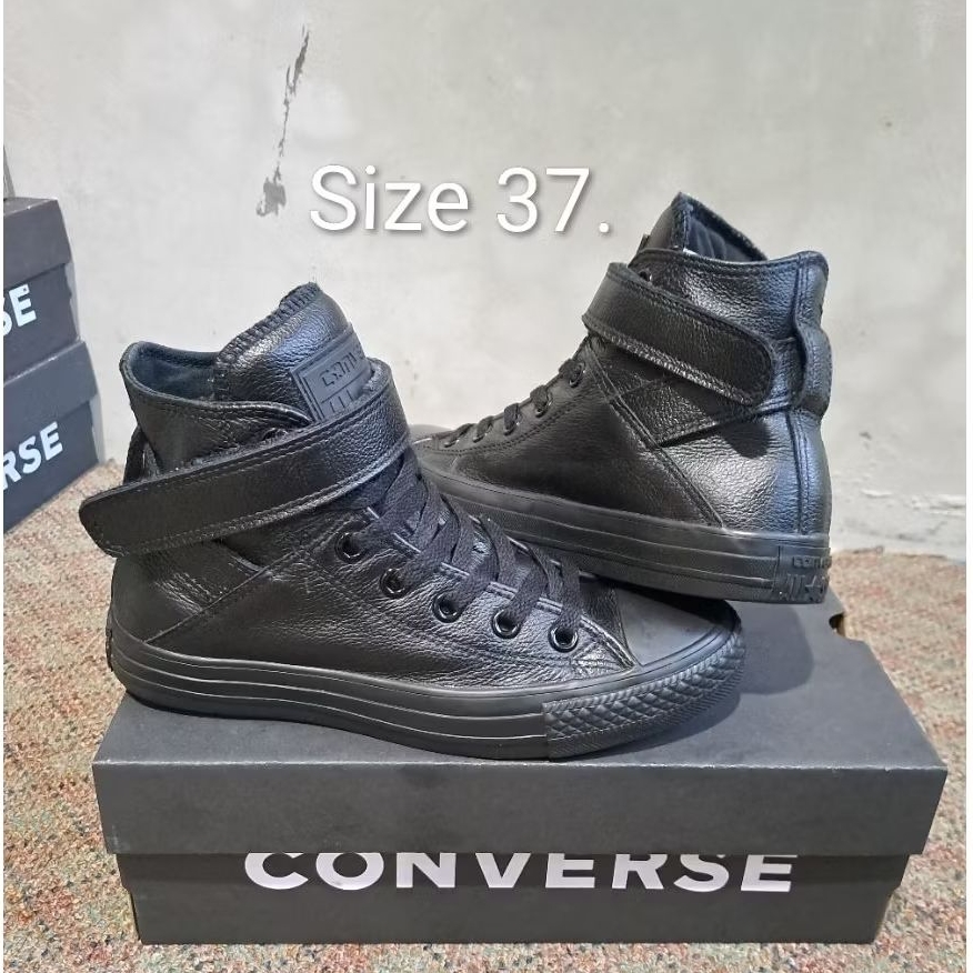 Converse Ct As Leather Fullblack Original