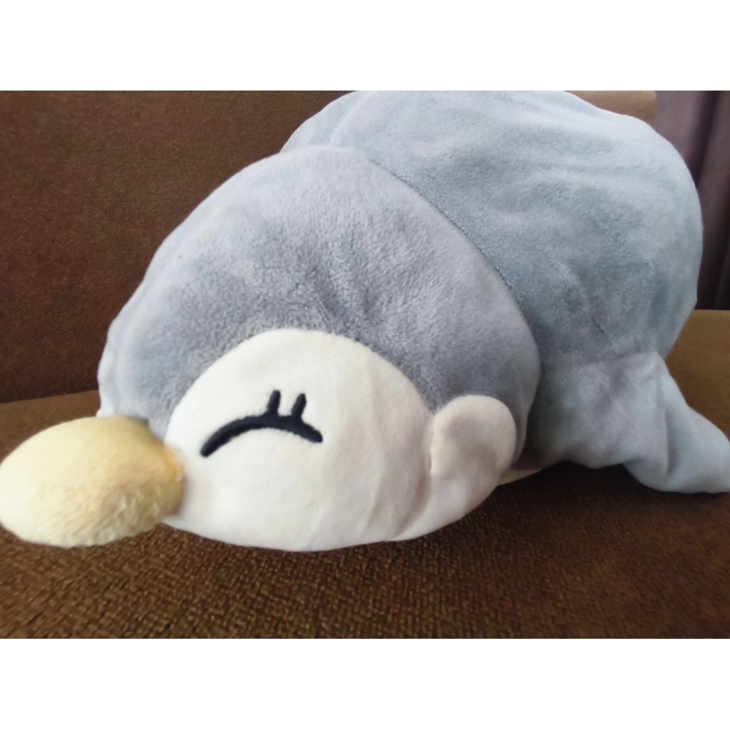 boneka pinguin miniso ori/ boneka pinguin tidur