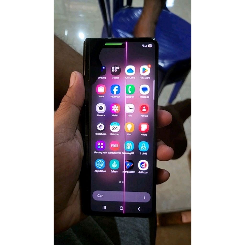 lcd depan Samsung Z fold 3