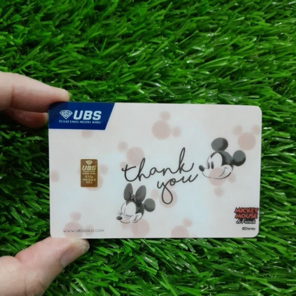 UBS GOLD 0.5 gram Disney Mickey