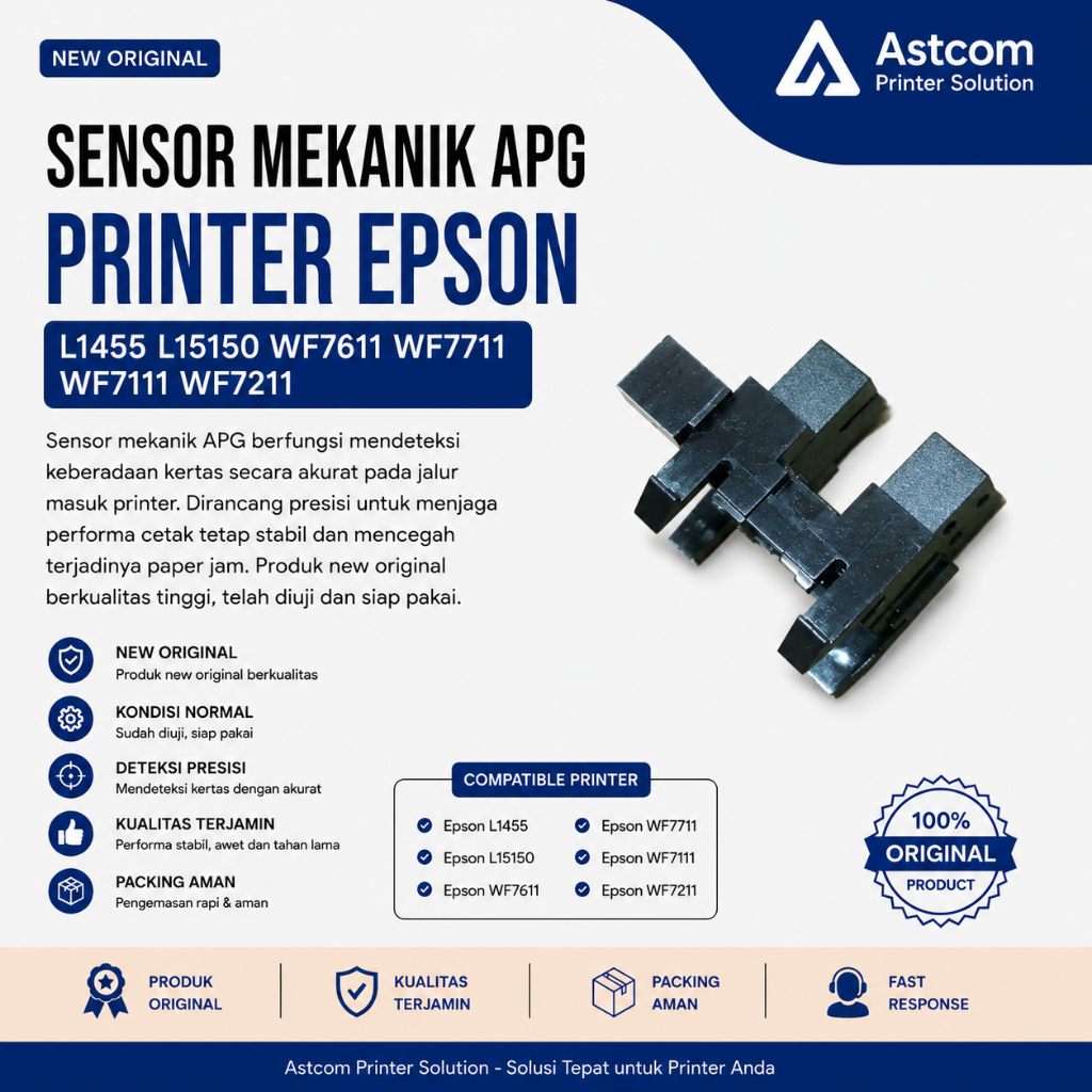 Sensor Mekanik APG Epson L1455 L15150 WF7611 WF7711 WF7111 WF7211 – Sensor Kertas Presisi Printer Ep