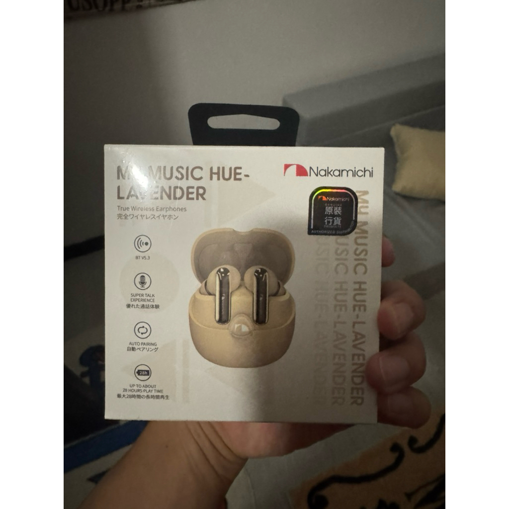 Headset Bluetooth Earphone My Music Hue Lavender Nakamichi