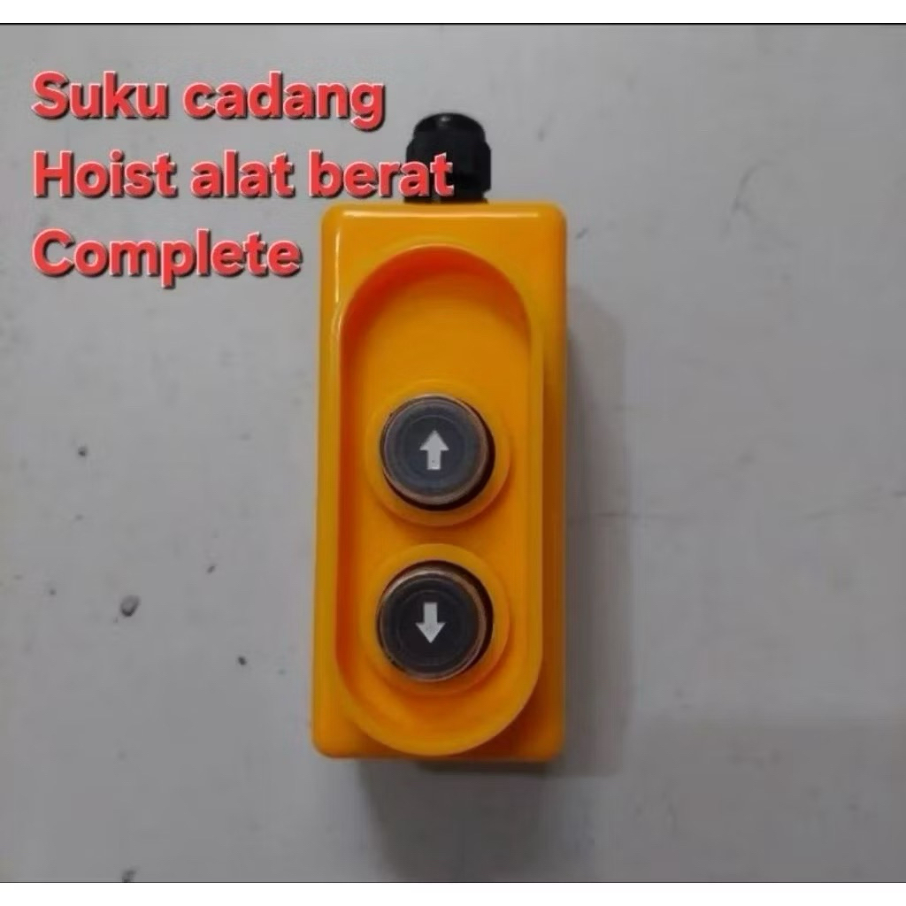 Hoist switch button saklar remote control electric winch 220v dan suku cadang spare parts complete