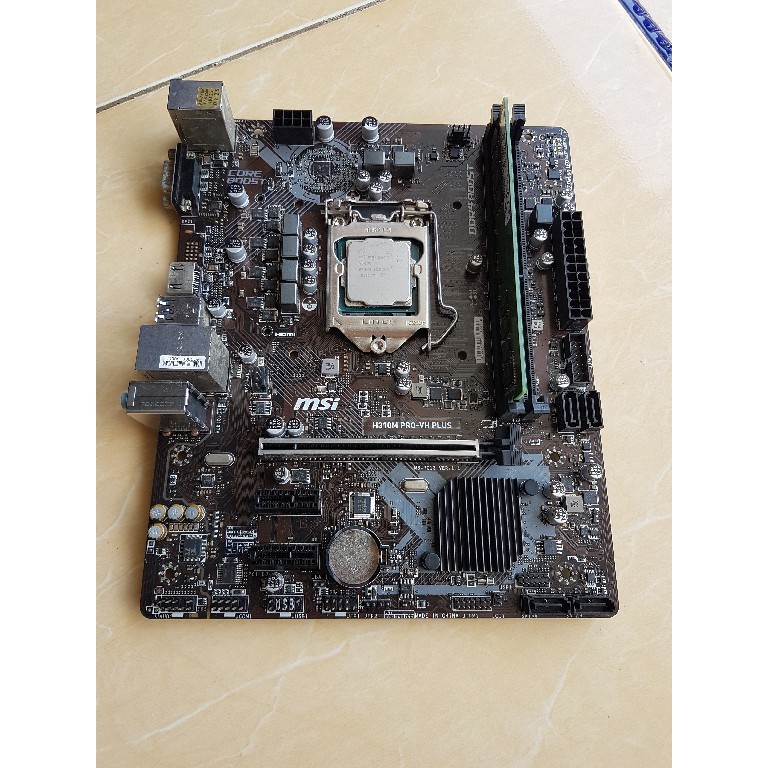 Sepaket Intel G5400 | MSI H310M PRO-VH PLUS | Ram 8GB DDR4