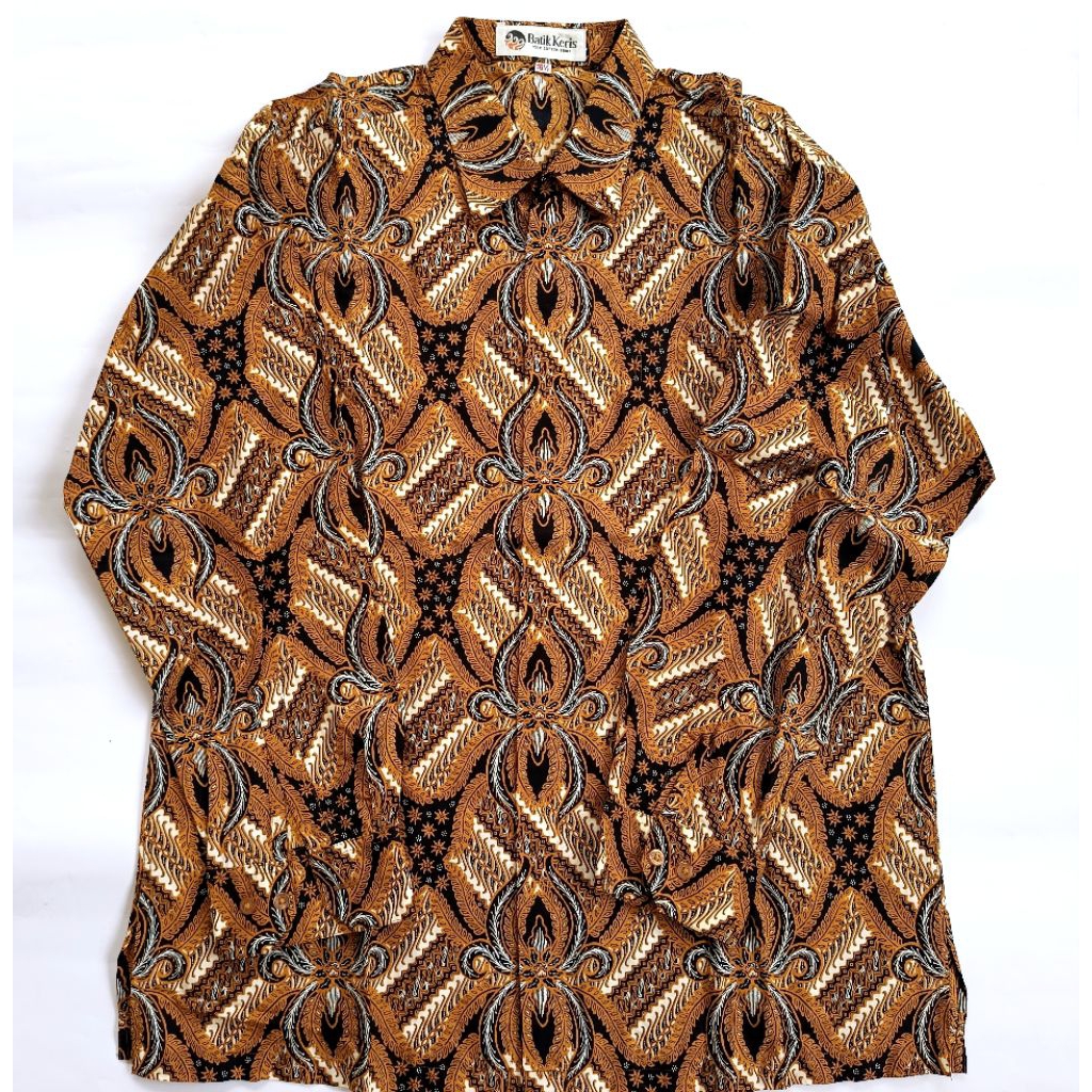 Kemeja Pria Batik Keris | 16 1/2 | Preloved