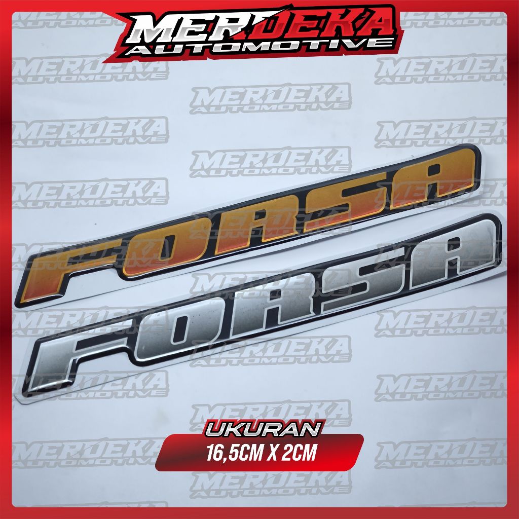 emblem timbul suzuki forsa / emblem bagasi suzuki forsa