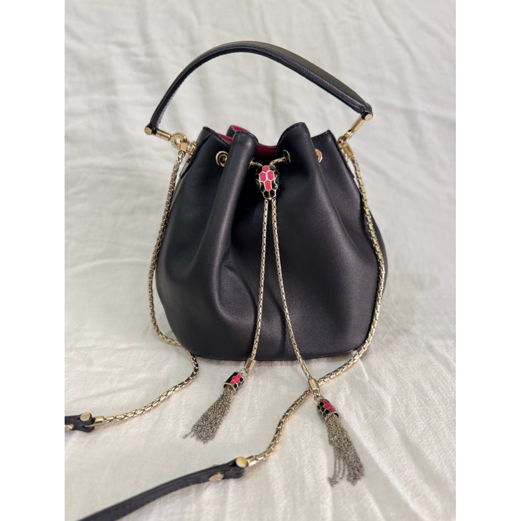 TAS BVLGARII SERPENTI FOREVER BUCKET BAG PRELOVED BRANDED