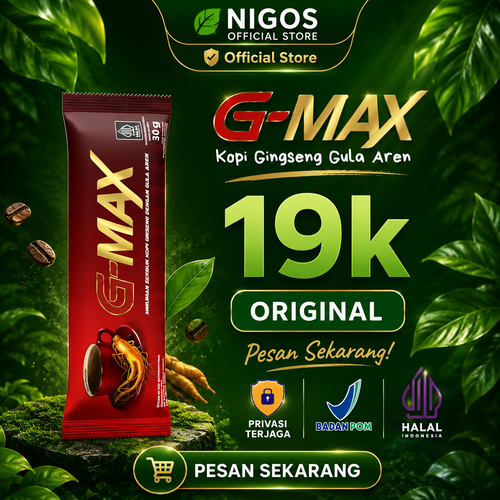 GMAX Kopi Dengan Gula Aren Minuman Instan Serbuk Kopi Robusta